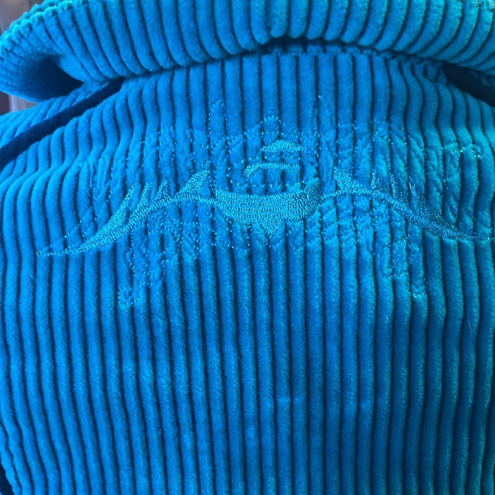 Vintage Oakley Size Small Quilted Corduroy aqua Jacket - Picture 7 of 14